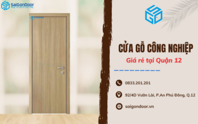 SaiGonDoor - Đơn vị cung cấp cửa gỗ công nghiệp giá rẻ tại Quận 12